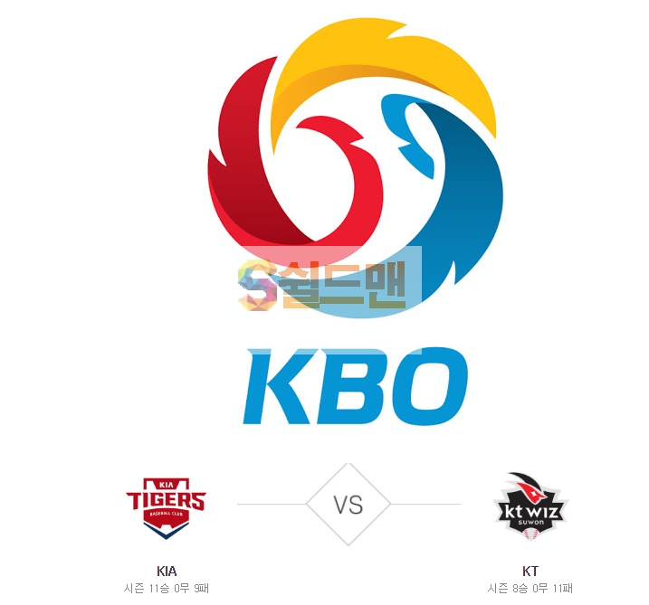 2020년 5월 28일 KBO리그 KIA vs KT 분석 및 쉴드맨 추천픽